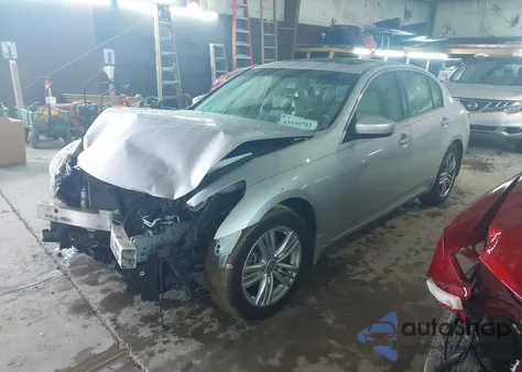 2012 Infiniti G25 Journey from USA, damaged, VIN JN1DV6APXCM811483